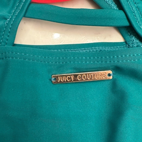 Juicy Couture Teal and Yellow One Piece Swimsuit - Picture 6 of 6